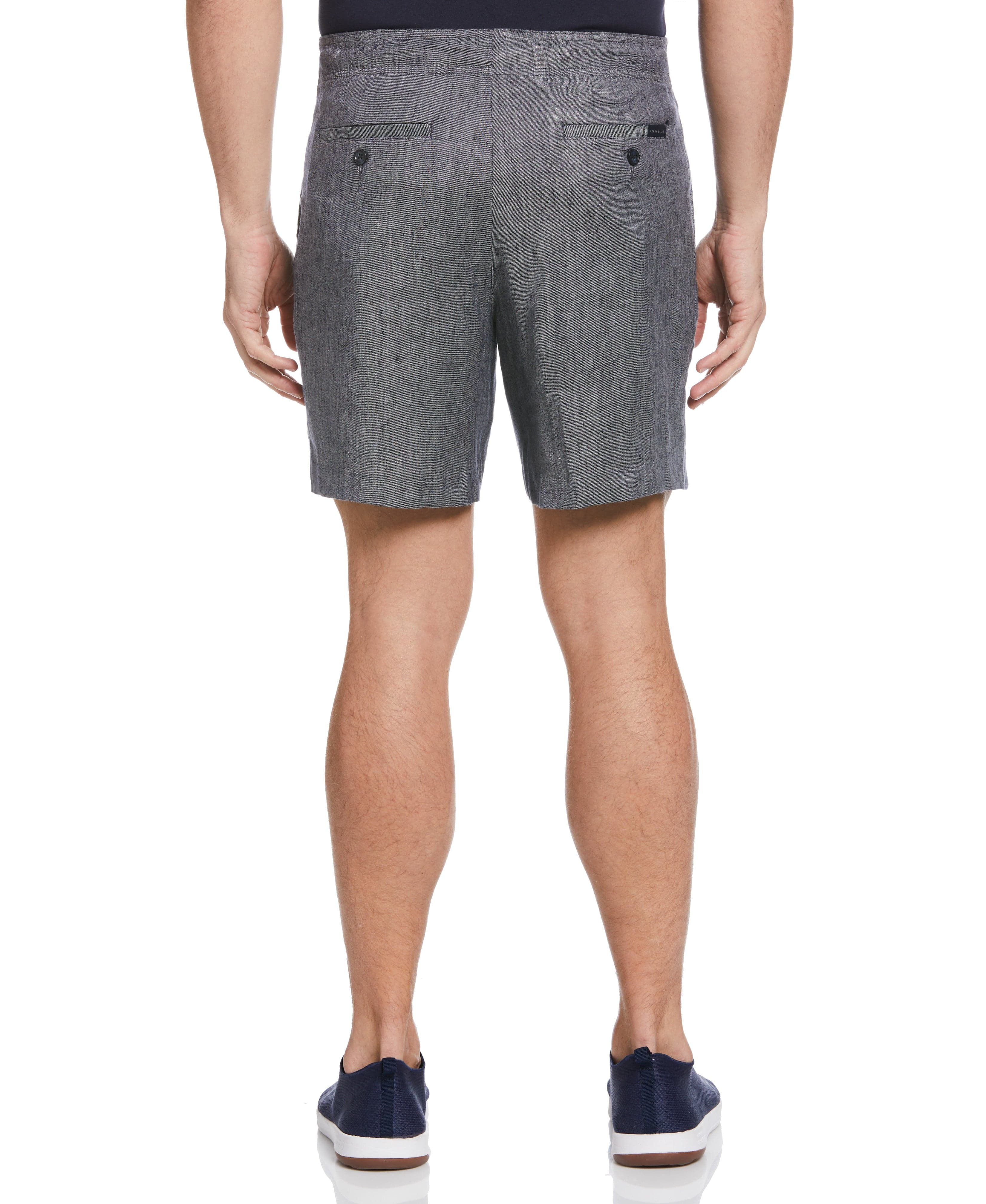 Men's Linen Blend Drawstring Short – Perry Ellis