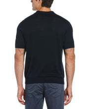 Linen Blend Open Polo