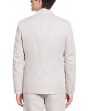 Linen Blend Solid Twill Suit Jacket (Natural Linen) 