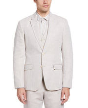 Linen Blend Solid Twill Suit