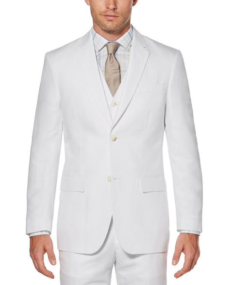 Linen Blend Twill Suit Jacket