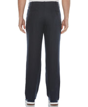 Linen Drawstring Pant Navy Perry Ellis