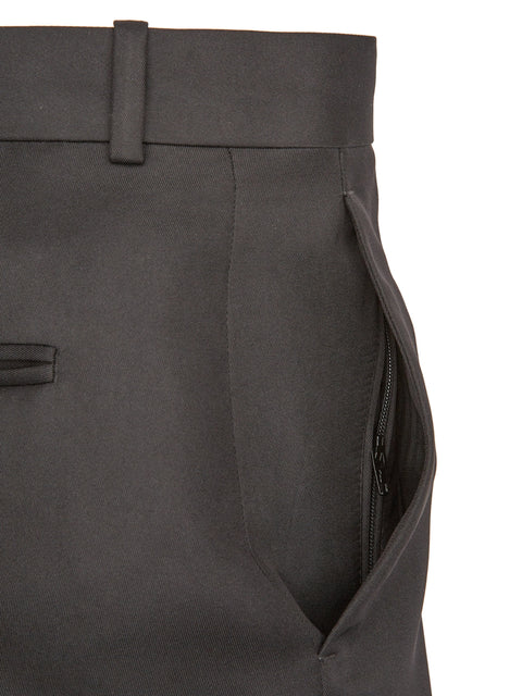 Modern Fit Solid Stretch Portfolio Dress Pant Black Perry Ellis