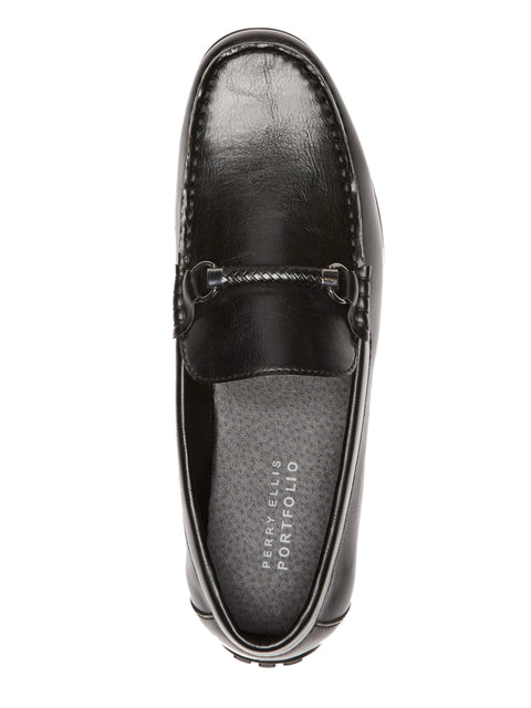 Morgan Loafer Shoe Black Perry Ellis