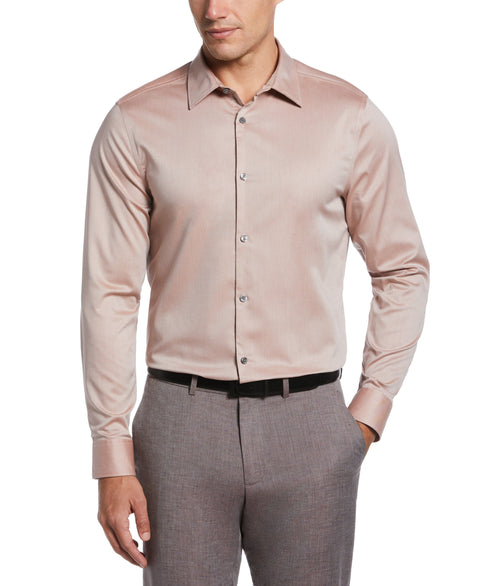 Non-Iron Solid Dress Shirt (Copper Brown) 