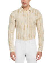 Paint Stripe Soft Long Sleeve Button-Down Shirt