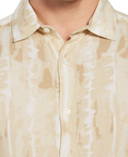 Paint Stripe Soft Long Sleeve Button-Down Shirt