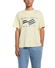 Perry Ellis America Flocked Tee (Pastel Yellow) 