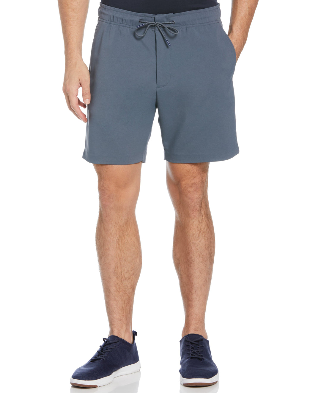 Ponte Knit Stretch Short (Charcoal) 