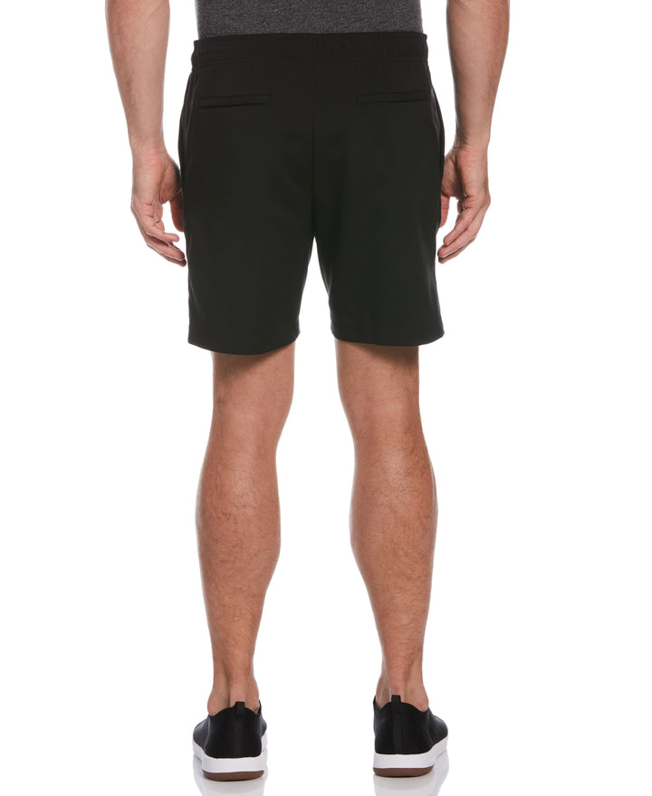Ponte Knit Stretch Short (Black) 