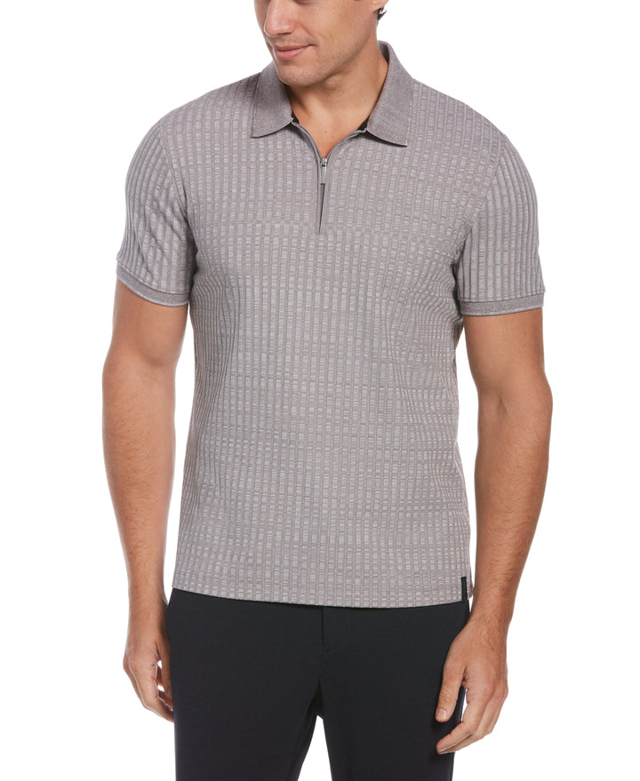 Perry ellis quarter zip polo deals