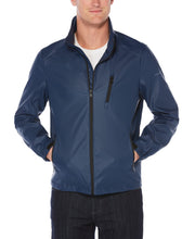 Rain Slicker Jacket Dark Navy Perry Ellis