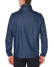 Rain Slicker Jacket Dark Navy Perry Ellis