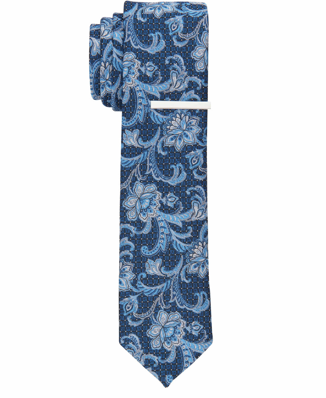 Rigby Floral Tie (Navy) 