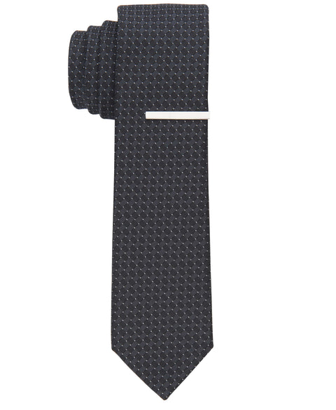 Rogin Mini Print Tie (Black) 