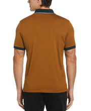 Shoulder Tape Zip Polo (Nuthatch) 