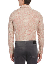 Sketch Print Stretch Shirt