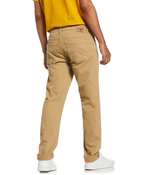 Slim Fit 5 Pocket Stretch Denim Jeans (Kelp) 