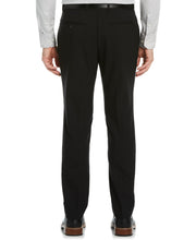 Slim Fit Black Stretch Wool Blend Suit Pant Black Perry Ellis