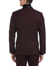 Slim Fit Burgundy Textured Tuxedo