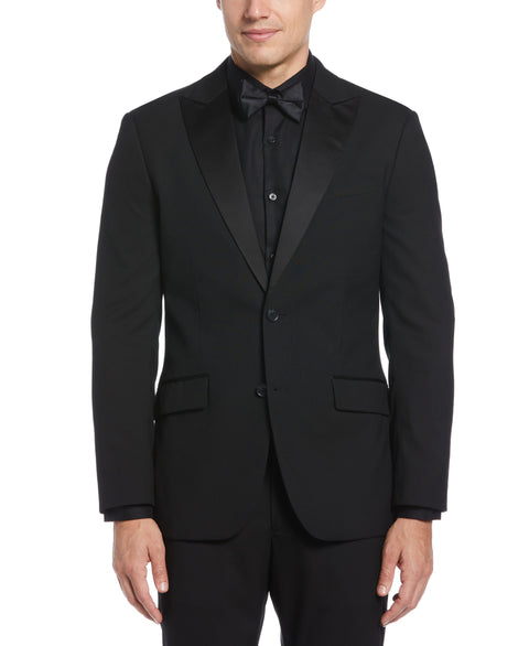Slim Fit Tuxedo Jacket (Black) 