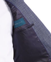 Slim Fit Crosshatch Suit Jacket Bay Blue Perry Ellis