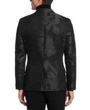 Solid Jacquard Slim Fit Sport Dinner Jacket (Black) 