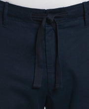 Slim Fit Linen Blend Stretch Pant (Dark Sapphire) 