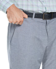 Slim Fit Linen Blend Suit Pant (Hazy Blue) 