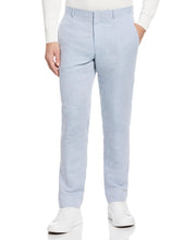 Slim Fit Twill Flat Front Suit Pant (Blue Shadow) 