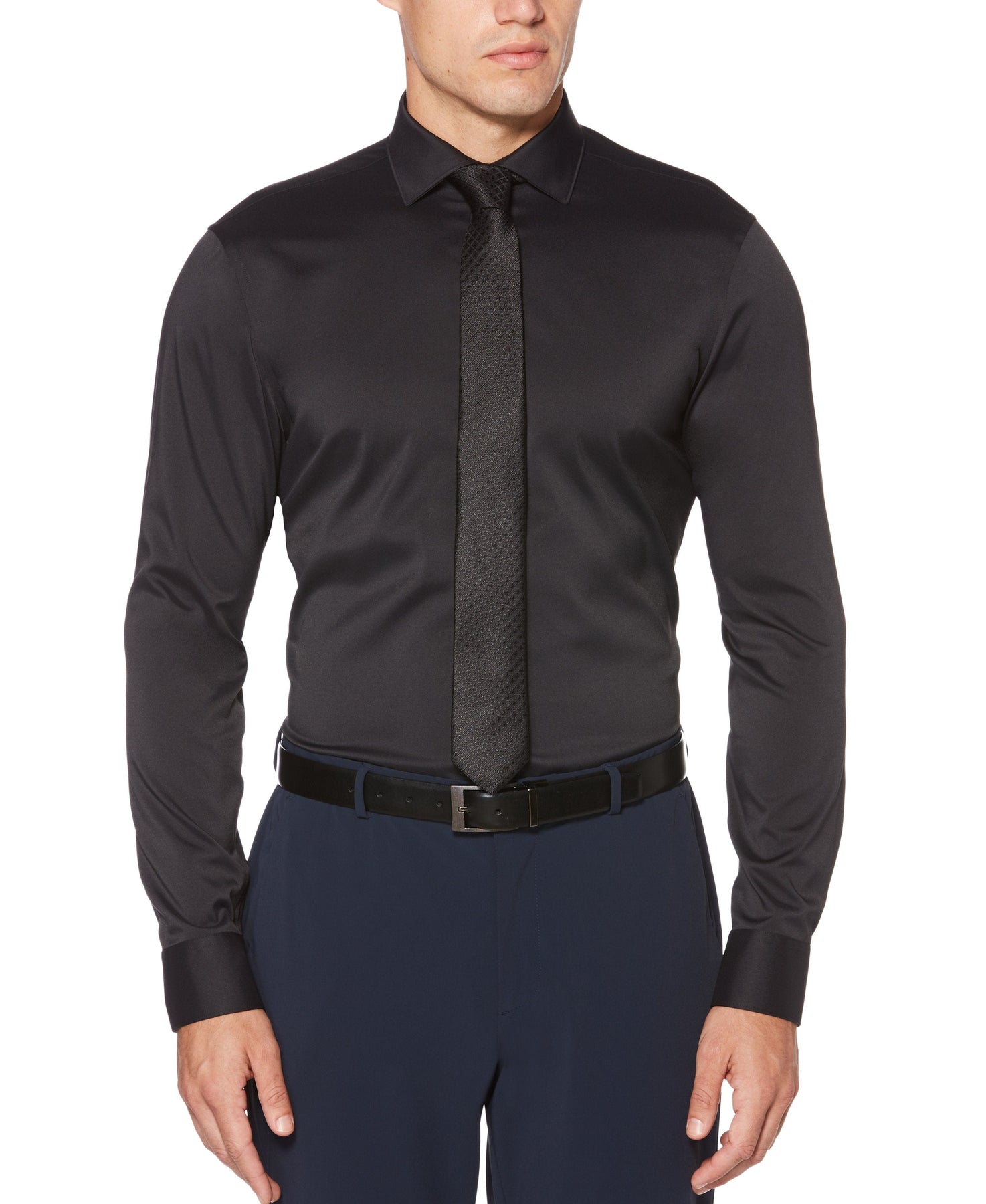 Slim Fit Non-Iron Tech Dress Shirt – Perry Ellis