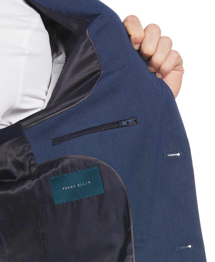 Slim Fit Water Resistant Tech Suit Jacket