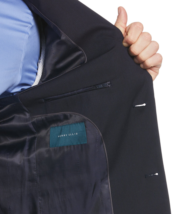 Slim Fit Water Resistant Tech Suit Jacket