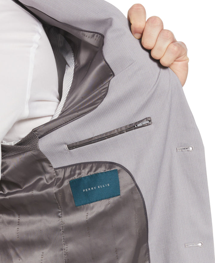 Slim Fit Water Resistant Tech Suit Jacket