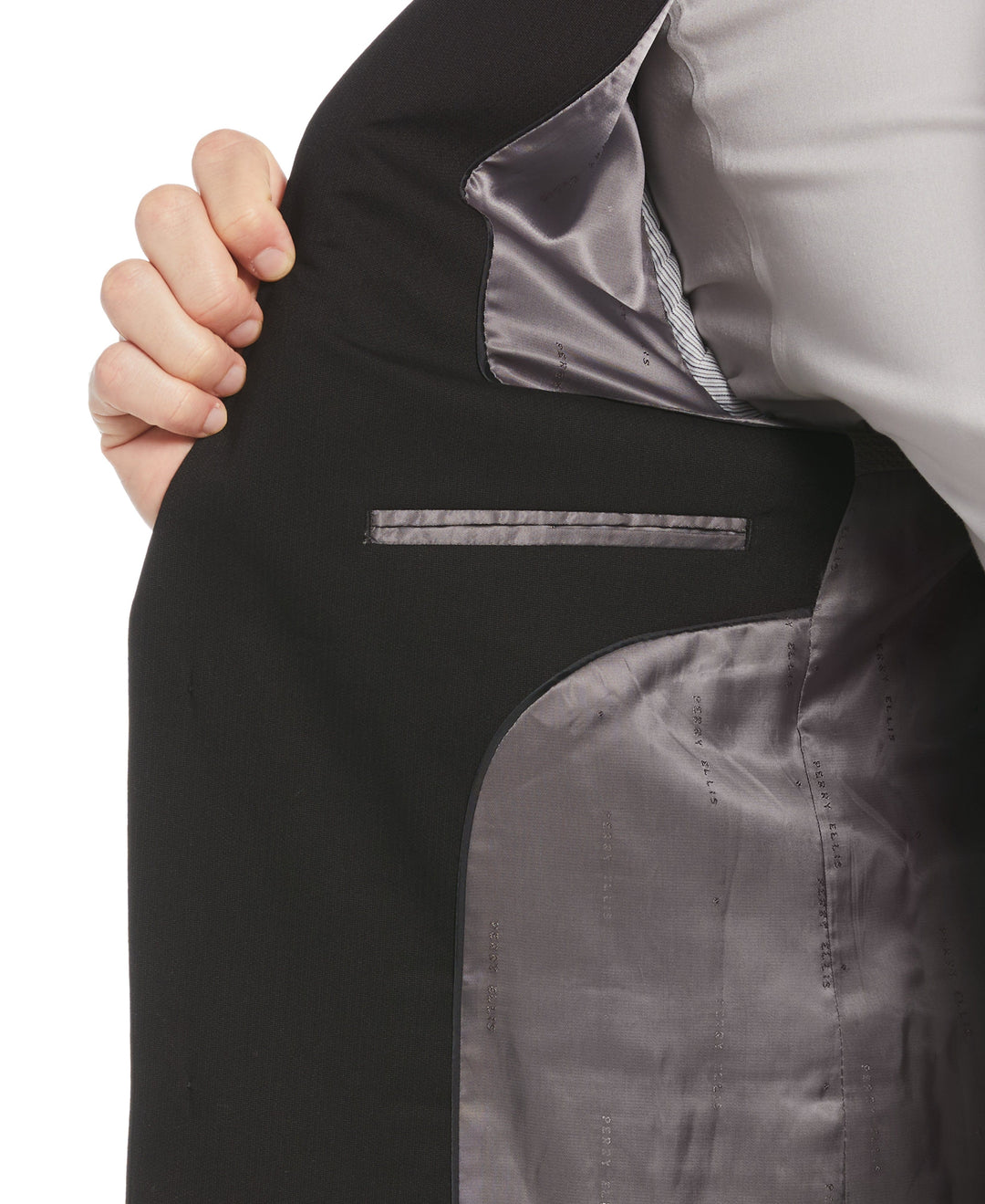 Slim Fit Water Resistant Tech Suit Jacket