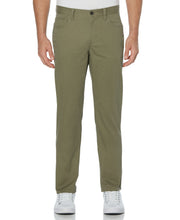 Slim Fit Stretch 5-Pocket Sateen Pant Dusty Olive Perry Ellis