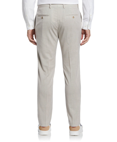 Slim Fit Stretch Linen Blend Pant Perry Ellis