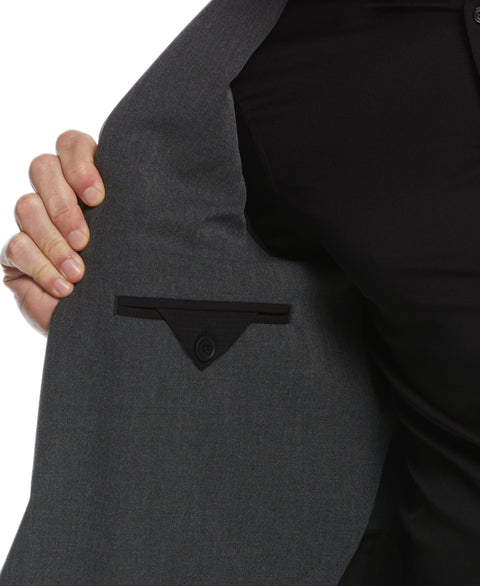 Slim Fit Stretch Tech Jacket (Charcoal) 