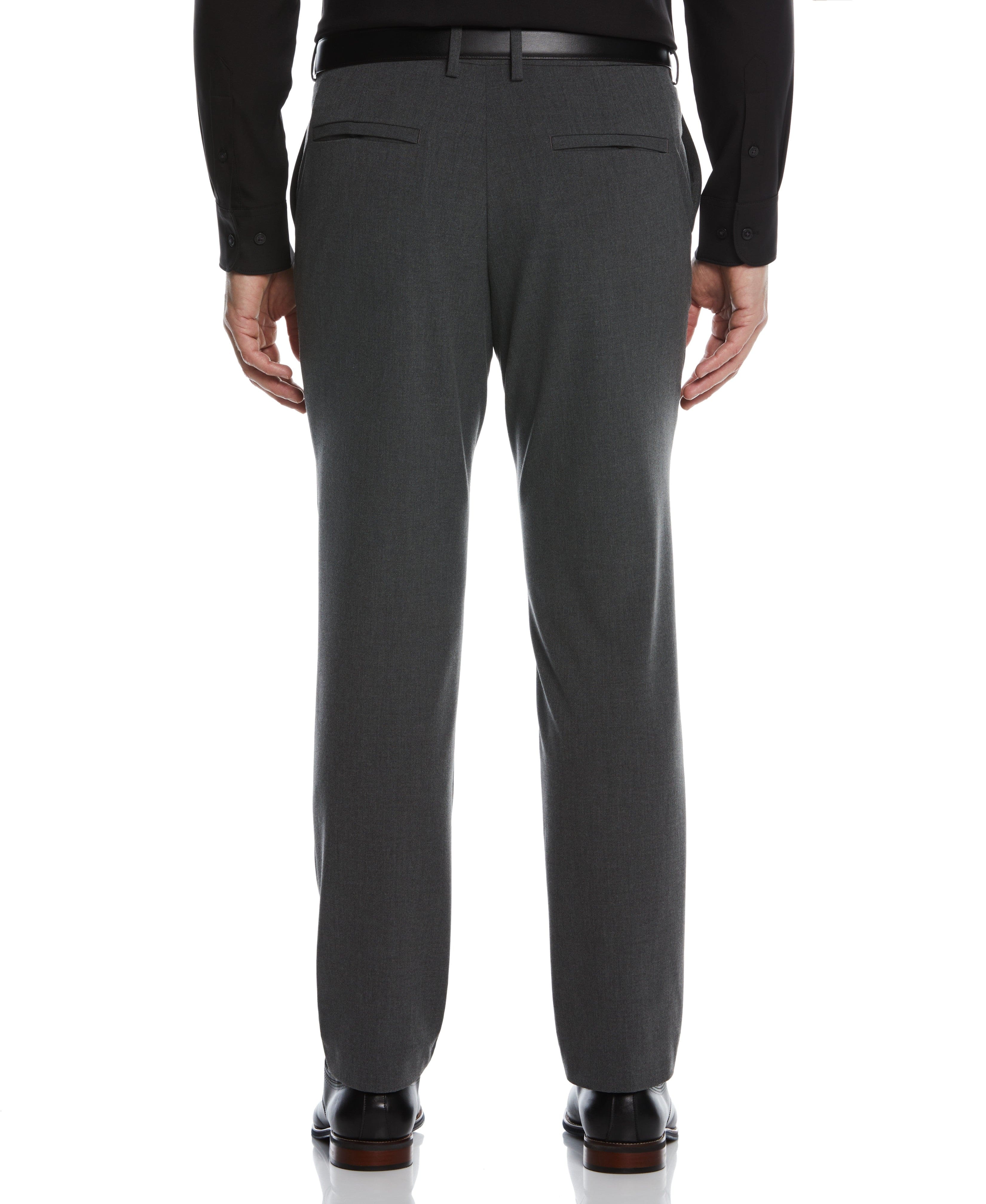 Slim Fit Stretch Textured Tech Suit Pant Perry Ellis