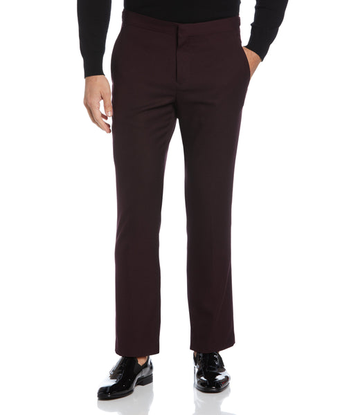 Slim Fit Stretch Textured Tuxedo Pant | Perry Ellis