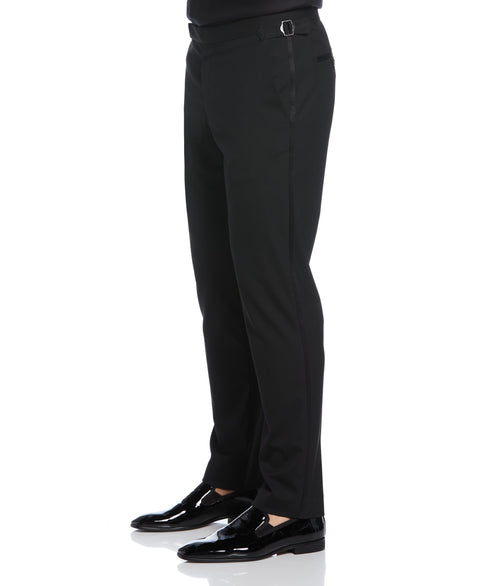 Ex Hire Black Evening Dinner Tuxedo Tux Trousers Outer Satin Stripe Mens  amp Boys  eBay