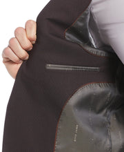Slim Fit Stretch Washable Suit Jacket (Port) 