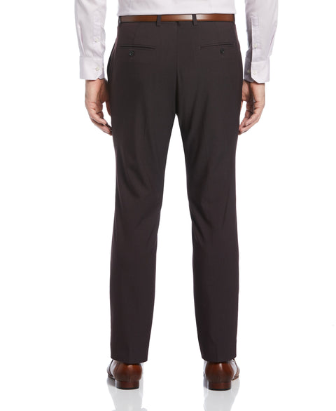 Slim Fit Stretch Washable Suit Pant (Port) 