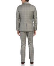 Slim Fit Stretch Windowpane Suit Jacket