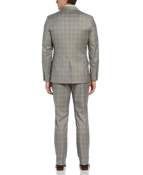 Slim Fit Stretch Windowpane Suit Jacket