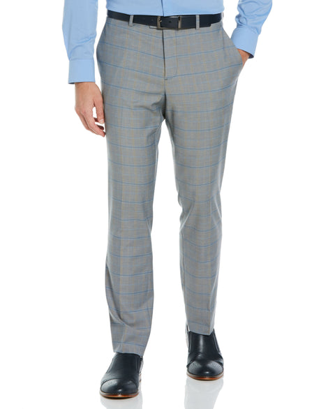 Blue plaid on sale dress pants