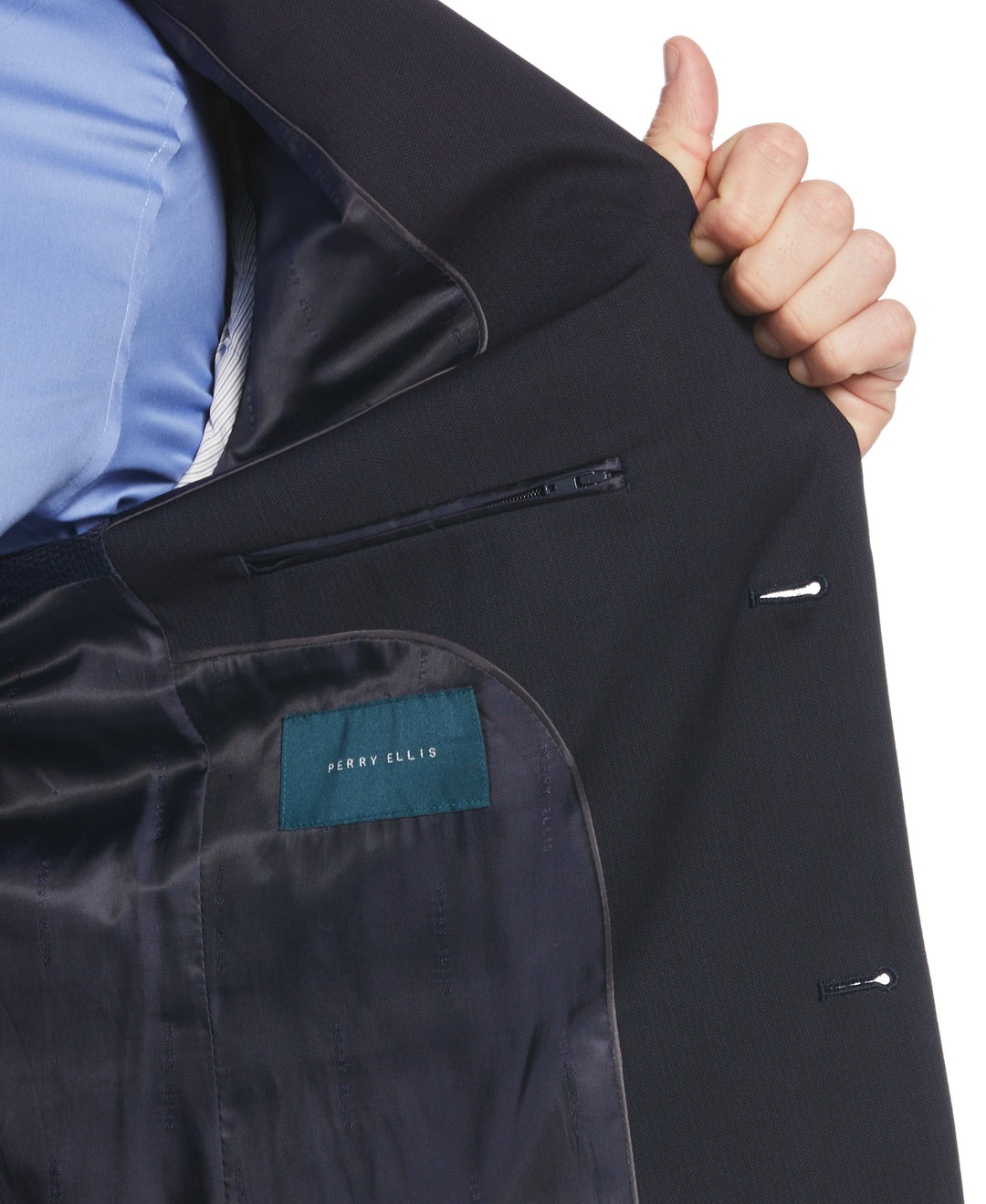 Slim Fit Water Resistant Tech Suit Jacket
