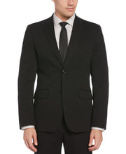 Slim Fit Water Resistant Tech Suit Jacket (Black) 