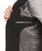 Slim Fit Water Resistant Tech Suit Jacket (Black) 