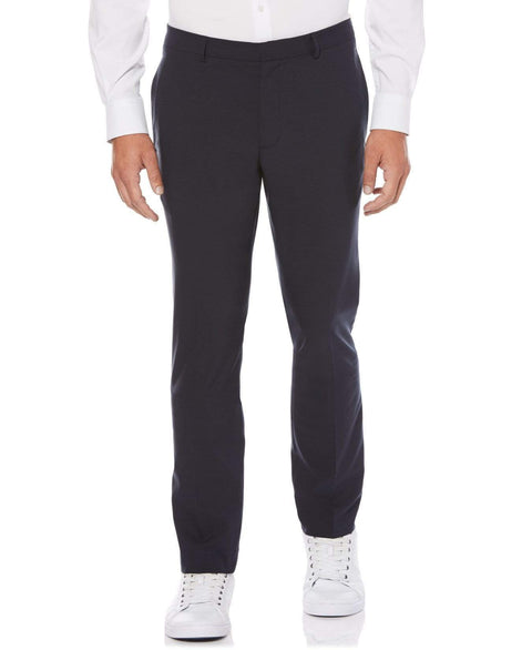 Slim Solid Dress Pant Dark Sapphire Perry Ellis